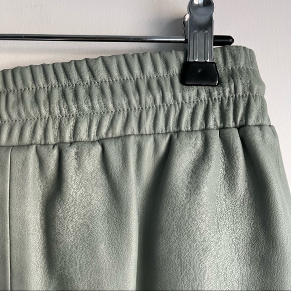 Costes PU leather Asos Mint Skirt - Picture 4 of 6